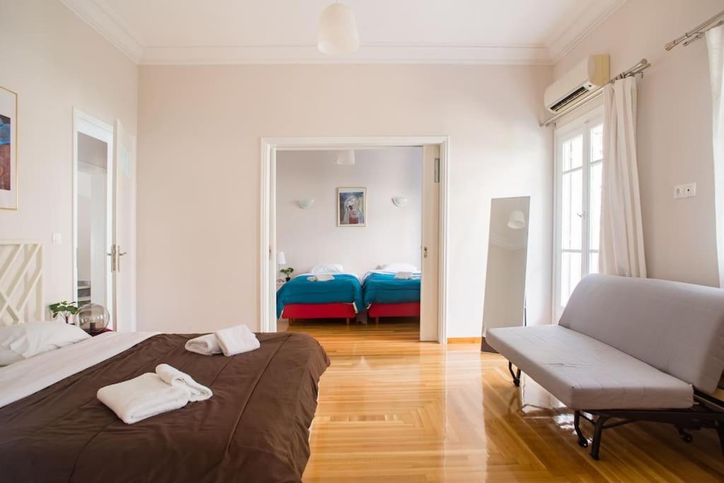 Splendid Full 5Bdr/3Bath/2Kitchens Mansion In Ath Apartman Athén Kültér fotó